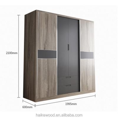 China China Supplier Wooden Single Wall Bedroom Furniture (Height) Adjustable Cabinet Sliding Wardrobes for sale