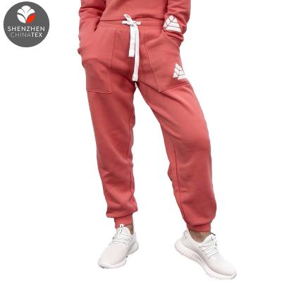 China Galtsand Logo Applicable Combed Cotton Yarn high quality replenishment anti-pilling ladies wholesale empty jogger pants shear pants for sale