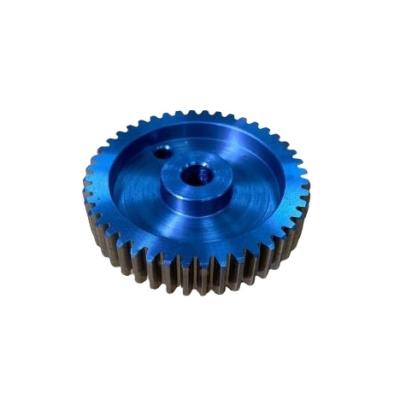 China Factory OEM Taiwan Standard Black Hole Oxide Worm Spur Gear Groupset Gears for sale