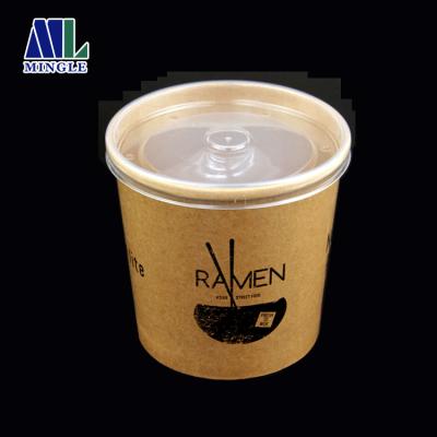 China Hot Drinks Paper Cup 26oz Logo Custom Printed Disposable Paper Single Wall Soup Mug for sale