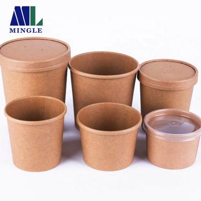 China Soup Disposable Paper Hot Cup With Printing Paper Custom Cup 250ml/350ml/500ml/750ml /1000ml for sale