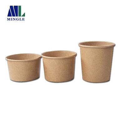 China Custom Disposable 8oz 12oz 16oz 26oz 32oz Soup Hot Cup, Kraft Paper Soup Cup for sale