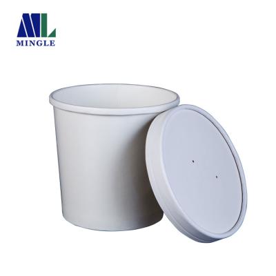 China Factory Price Food Grade White Paper Disposable Paper Cup Soup Paper Cup for sale