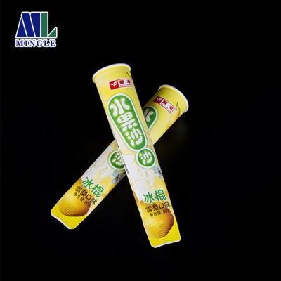 China Hot Selling Disposable Calippo Ice Cream Paper Tube for sale