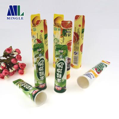 China DOUBLE WALL Calippo Tube Ice Cream Paper Tube With Paper Lid for sale