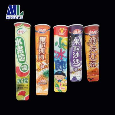 China Eco - Friendly Disposable Paper Ice Lolly Tube / Paper Ice Cream Calippo Tube for sale