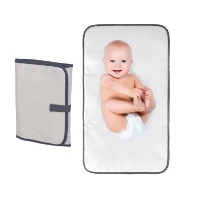 China Polyester Wholesale Customized Solid Portable Newborn Baby Diaper Changing Pad for sale