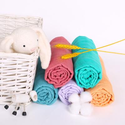 China Pilling 120*120cm Anti PORTABLE 2 Layer Wrap Baby Muslin Wrap Blankets for sale