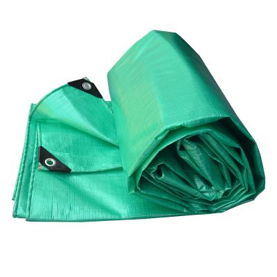 China Hot Selling Water Resistant Green Color Pe Plastic Tarpaulin Woven Fabric Waterproof Tarpaulin for sale