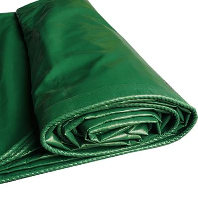 China Water Resistant Waterproof Dustproof Green Car Tarpaulin Outdoor Insulated Camping Tarp PVC Tarpaulin For Daily Carry for sale