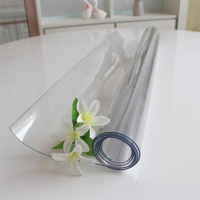 China Waterproof transparent pvc tablecloth roll restaurant customized waterproof pvc tablecloth tablecloth for sale