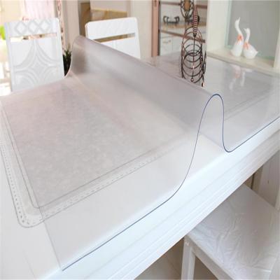 China Customized Waterproof Table Cover Transparent Plastic Table Cover Table Cloth Waterproof Table Cloth For Party for sale