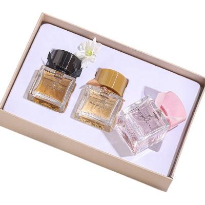 China Regular Size Perfume Type 30ml*3 Women's Perfume Set Eau de Toilette Lasting Gift Box for sale