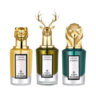 China Fresh Spray Perfume Elk Head Design Long-lasting Fragrance for Men and Women Gift Set for sale