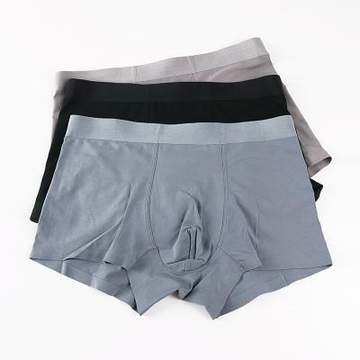 China Good Quality Antibacterial Mens Cotton Boxers Mid-Waist Briefs Combed Breathable Solid Briefs Men Briefs for sale