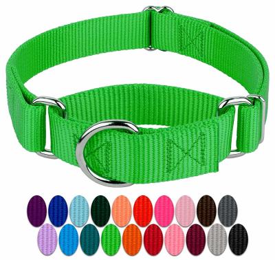 Chine Collier de chien en nylon mou résistant, option de couleurs du collier de chien de boucle en métal 21 à vendre