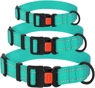 China Reflective Soft Nylon Dog Collars And Puppy Collars for sale