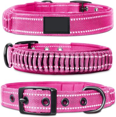 China Fray Proof Soft Nylon Dog Collar , Heavy Duty Nylon Dog Collars With Handle for sale