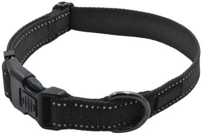 China Durable Soft Nylon Dog Collar , Reflective Nylon Buckle Dog Collars for sale