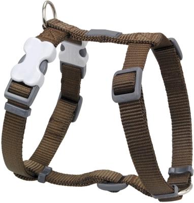 China Classic Plain Durable Nylon Dog Walking Harness Easy Cleaning Abrasion Resistant for sale