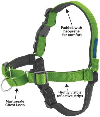 China Safety Easy Control Nylon Dog Harness , Comfortable No Pull Dog Harness for sale