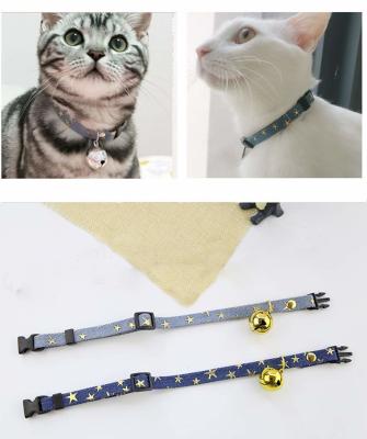 China Small Size Nylon Cute Kitten Collars , Adjustable Breakaway Puppy Collars Neck for sale