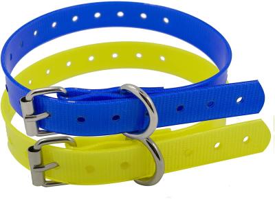 China PU Plastic Strap Band Buckle 	Waterproof Dog Collars 3/4