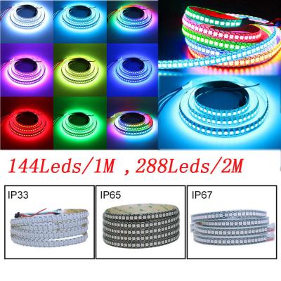 China SMD5050 RGB 140 Degree 12mm Coloured LED Strip Lights for sale