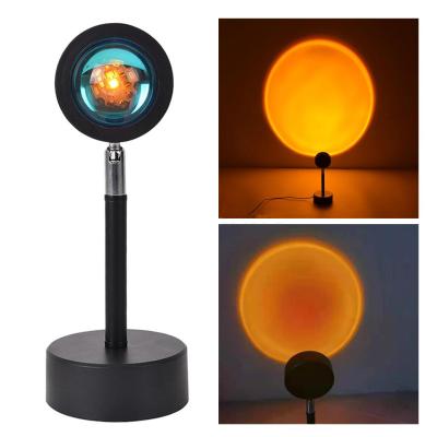 China 6W Rgb Remote LED Sunset Lamp LED Bedside Lamp 150cm Wire for sale