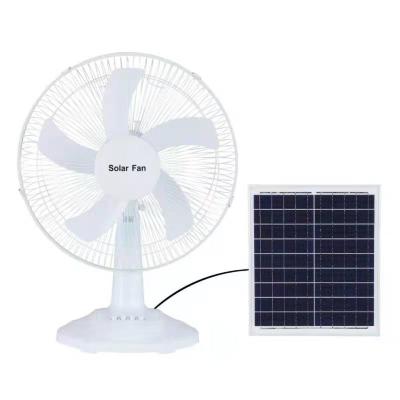 China 12000mAh Polysilicon Solar Pedestal Fan USB SAA 12v Dc Solar Fan for sale