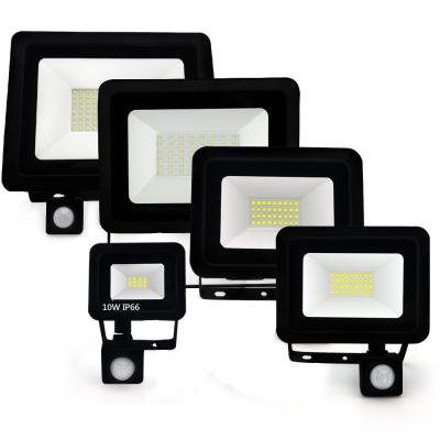 China Waterproof IP66 50w PIR LED Flood Light With Infrared Motion Sensor for sale