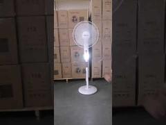 18000mah 16 Inch Rechargeable Solar Fan 15W Polysilicon Panel