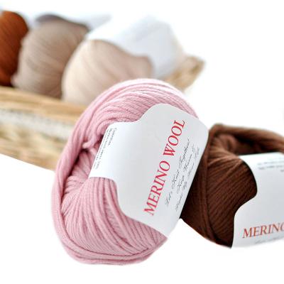 China Wholesale 50g Sale128M Merino Warm Wool Anti-pilling Wool Wool Hat Cashmere Knitting Yarn Baby Sweater 100% Soft And Warm Yarn for sale