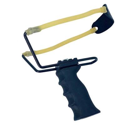 China Outdoor Sporting Goods High Velocity Catapult Folding Wrist Sling Powerful Shooting Slingshot for sale