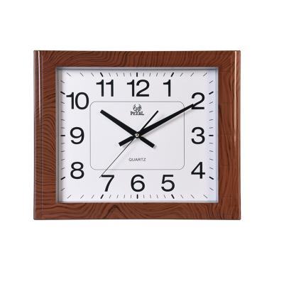 China Hot sale LUMINOVA Amazon simple wall clock large square modern quartz movement field wall clock for office style/customer/design logo for sale