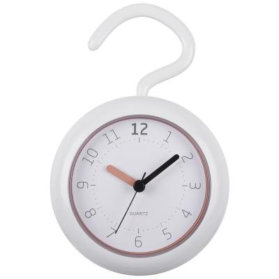 China Hot Selling Agriculture ABS Mini Round Bathroom Waterproof Wall Clock for sale