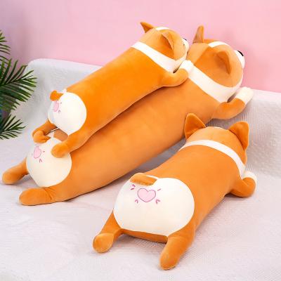 China High Quality Custom Plush Anime Stuffed Toys Corgi Sits Sponsor Fashion Custom Stuffed Soft Corgi Sit Plush Toys for sale