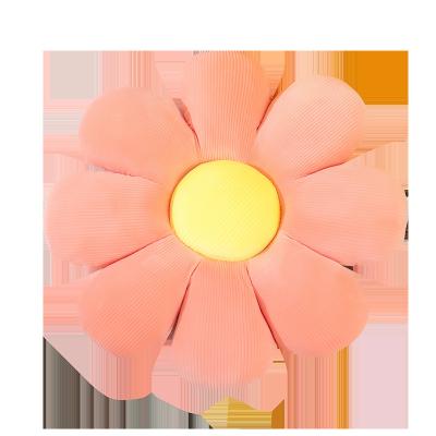 China Plush Toys Wholesale Toy Super Stuffed Seat Warm Cushion Fashion Hot Selling Soft Pillow Flower Colorful Plush Flower Chair Cushion Toy for sale