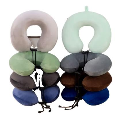 China Hot Selling Plush Toy Memory Cotton Neck Rest Eight Colors Bedtime Toys Cotton Neck Pillow Comfortable And Soft Plush Toys for sale