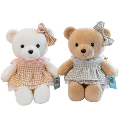 China Free Samples Feature 2021 Cute Plush Children's Teddy Bear Doll Wholesale Custom Christmas Gifts Border Teddy Bear Plush Toys for sale