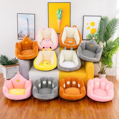 China Manufacturer Wholesale Custom Stuffed Cat Claw Series Sofa Lovely Animal Sofa Plush Toy Soft Toy Series Hot Selling Comfortable Plush Sofa for sale