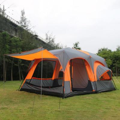 China Hot Selling Camouflage Game Camping 210T Tent/Orange Outdoor Portable Waterproof Instant Family Party Tent 8 Person Large Tent 8 Person Field for sale