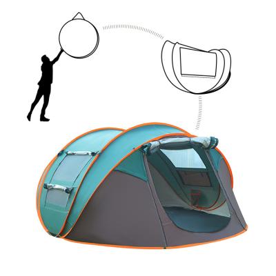 China Waterpoof Automatic Instant Quick Opening Portable Camping Tent Lightweight Waterproof Rising Pop Up Tents for sale