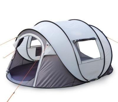 China Extended Type Instant Pop Up Camping Tent Waterproof Outdoor Windproof Camp Tents 4-6 Person Rise Automatic Pop Up for sale