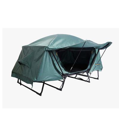 China Diamond Ground Nail Aluminum Alloy Cradle Tent Hexagon Portable Camping Fishing Beach Travel Outdoor Tent Customized Folding for sale