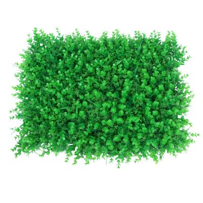 China Milan plastic living room wall plant simulation lawn decoration outdoor starry artificial grass garden lawn green plants background for sale