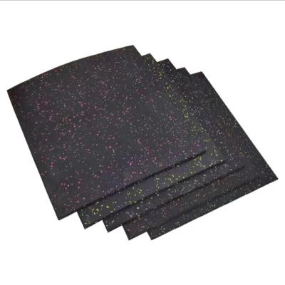 China Encrypted rubber floor mats, fender pads, color thickened finess equipment 500x500mm for sale