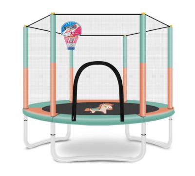 China With Jumping Children Kids Trampoline Playground Kids Protective Net Trampoline for sale