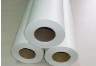 China 85gsm / 100gsm White Inkjet Transfer Paper Roll , Textiles Heat Transfer Paper for sale