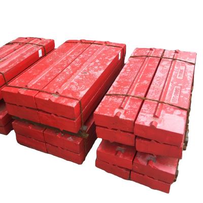 China Wear Resistant High Manganese Steel Impact Crusher Blow Bars For Stone Crusher for sale